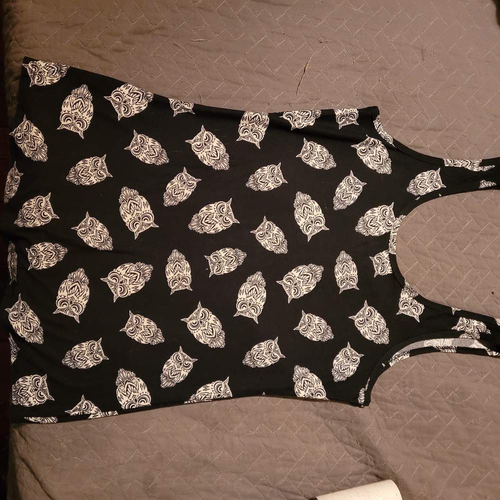 Nobo black and white Juniors tank
